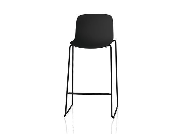 【マジス/MAGIS / GOODS】のTROY STOOL / トロイ スツール スレッジ・塗装脚 インテリア・キッズ・メンズ・レディースファッション・服の通販 founy(ファニー) 　送料無料　Free Shipping　コンパクト　Compact　シートブラック、脚部ブラック|ID: prp329100000006220 ipo3291000000030255681