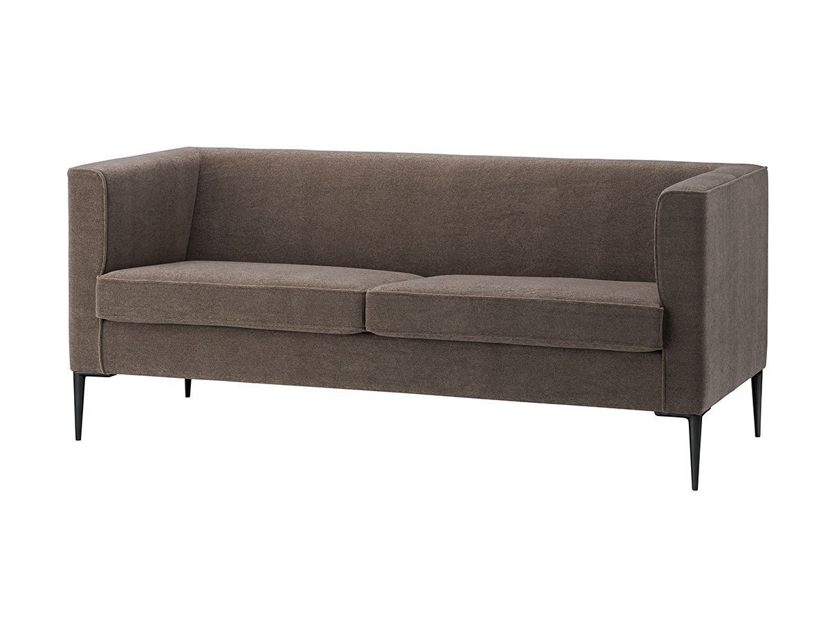 【フライミー ノワール/FLYMEe Noir / GOODS】の2P SOFA / 2人掛けソファ n5917(金属脚タイプ) インテリア・キッズ・メンズ・レディースファッション・服の通販 founy(ファニー) 　コンパクト　Compact, Small Size　スリム　Slim, Slim Fit　フォルム　Silhouette, Form　モダン　Modern, Contemporary　ホーム・キャンプ・アウトドア・お取り寄せ　Home Living / Home & Lifestyle / Camping Gear / Outdoor Camping　家具・インテリア　Home Furniture & Interior. Stylish & Functional Living Spaces　ソファー　Couches & Sofas　張地:エムエス ウォルナット(Bランク)、脚部ブラック|ID: prp329100000006226 ipo3291000000036767505