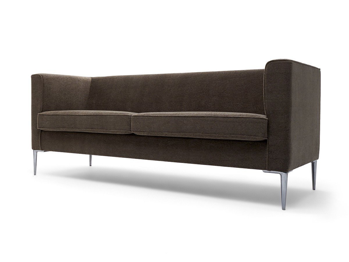 【フライミー ノワール/FLYMEe Noir / GOODS】の2P SOFA / 2人掛けソファ n5917(金属脚タイプ) インテリア・キッズ・メンズ・レディースファッション・服の通販 founy(ファニー) 　コンパクト　Compact, Small Size　スリム　Slim, Slim Fit　フォルム　Silhouette, Form　モダン　Modern, Contemporary　ホーム・キャンプ・アウトドア・お取り寄せ　Home Living / Home & Lifestyle / Camping Gear / Outdoor Camping　家具・インテリア　Home Furniture & Interior. Stylish & Functional Living Spaces　ソファー　Couches & Sofas　張地:エムエス ウォルナット(Bランク)、脚部シルバー|ID: prp329100000006226 ipo3291000000036767509