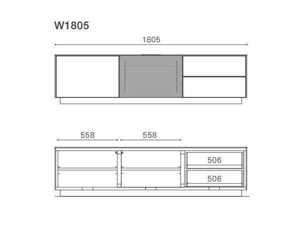【マスターウォール/MASTERWAL / GOODS】のSUPREMO AV BOARD / スプレモ AVボード インテリア・キッズ・メンズ・レディースファッション・服の通販 founy(ファニー) 　フラット　Flat, Flat Shoes　ボックス　Boxy, Box Shape　モダン　Modern, Contemporary　ワイド　Wide, Wide Fit　ホーム・キャンプ・アウトドア・お取り寄せ　Home Living / Home & Lifestyle / Camping Gear / Outdoor Camping　家具・インテリア　Home Furniture & Interior. Stylish & Functional Living Spaces　テレビボード・テレビ台　TV Cabinets & Consoles　テレビ台・TVボード　Tv Board　寸法図(幅180.5cm)|ID: prp329100000006233 ipo3291000000036605504