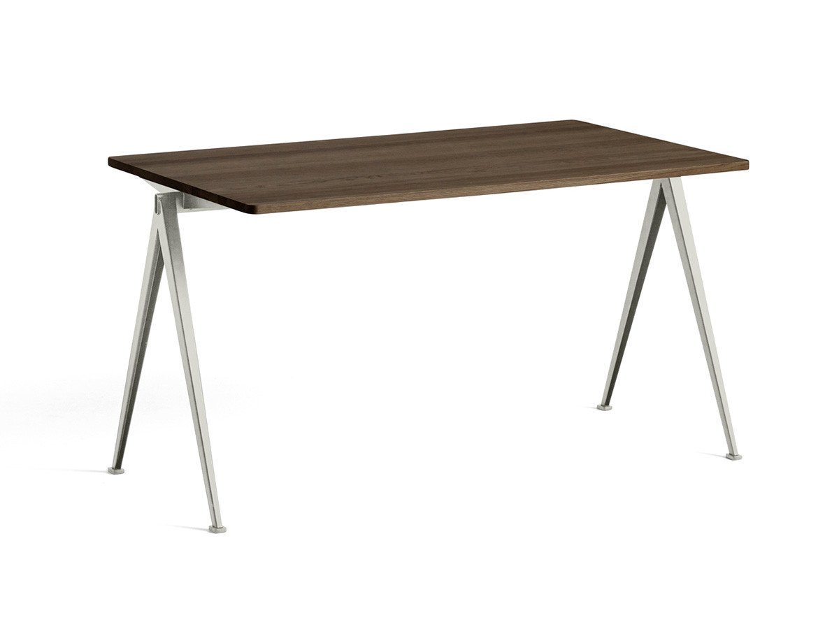 【ヘイ/HAY / GOODS】のPYRAMID TABLE 01 / ピラミッド テーブル 01(幅140cm) インテリア・キッズ・メンズ・レディースファッション・服の通販 founy(ファニー) 　テーブル　Table　軽量　Lightweight　ホーム・キャンプ・アウトドア・お取り寄せ　Home,Garden,Outdoor,Camping Gear　家具・インテリア　Furniture　テーブル　Table　ダイニングテーブル　Dining Table　スモークドオーク × ベージュフレーム|ID: prp329100000006237 ipo3291000000007898391