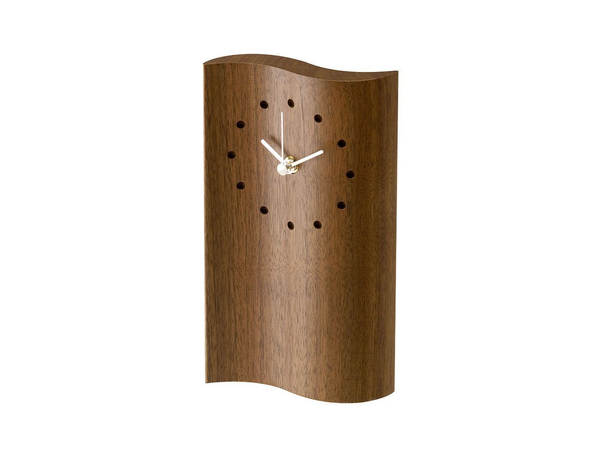 【コサイン/cosine / GOODS】のMINE CLOCK / マイン時計 高さ23cm 人気、トレンドファッション・服の通販 founy(ファニー) 　送料無料　Free Shipping　ウェーブ　Wavy Pattern　シルバー　Silver, Metallic Silver　デスク　Desk, Work Desk　時計　Watch, Wristwatch　ホーム・キャンプ・アウトドア・お取り寄せ　Home Living / Home & Lifestyle / Camping Gear / Outdoor Camping　家具・インテリア　Home Furniture & Interior. Stylish & Functional Living Spaces　その他 インテリア雑貨、家具　Home Decor & Furniture Extras　 other-1|ID: prp329100000006252 ipo3291000000030206263