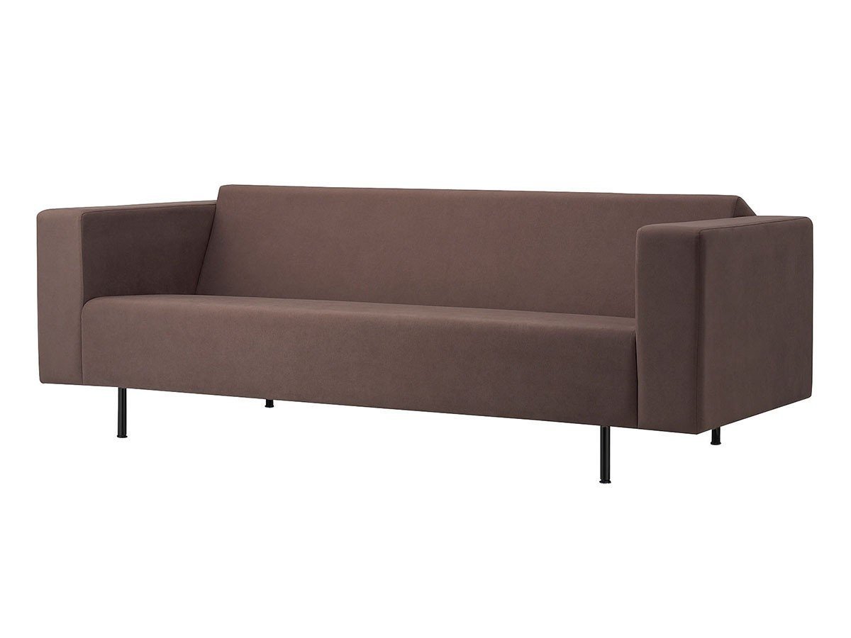 【フライミー ノワール/FLYMEe Noir / GOODS】の3P SOFA / 3人掛けソファ n5970 インテリア・キッズ・メンズ・レディースファッション・服の通販 founy(ファニー) 　クッション　Cushion, Throw Pillow　シンプル　Simple, Minimal　フォルム　Silhouette, Form　ホーム・キャンプ・アウトドア・お取り寄せ　Home Living / Home & Lifestyle / Camping Gear / Outdoor Camping　家具・インテリア　Home Furniture & Interior. Stylish & Functional Living Spaces　ソファー　Couches & Sofas　張地:ルイ チャコールグレー(Eランク)、脚部:ブラック粉体塗装|ID: prp329100000006272 ipo3291000000030245745