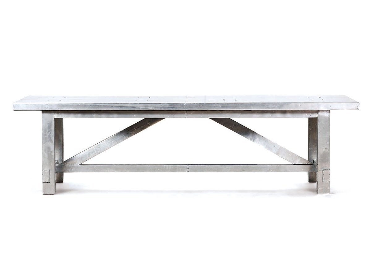【ハロ/HALO / GOODS】のBOSTON DINING TABLE / ボストン ダイニングテーブル 人気、トレンドファッション・服の通販 founy(ファニー) 　シルバー　Silver, Metallic Silver　テーブル　Table, Dining Table　ボストン　Boston　メタリック　Metallic, Shiny Finish　ヴィンテージ　Vintage Style　ホーム・キャンプ・アウトドア・お取り寄せ　Home Living / Home & Lifestyle / Camping Gear / Outdoor Camping　家具・インテリア　Home Furniture & Interior. Stylish & Functional Living Spaces　テーブル　Dining, Coffee & Side Tables　ダイニングテーブル・食卓テーブル　Dining Tables　other-4|ID: prp329100000006294 ipo3291000000031527724
