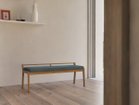 【アジム/AJIM / GOODS】のibiza bench / イビザ ベンチ 張地:RE 5896(ランク 4)、フレーム:オーク|ID: prp329100000006325 ipo3291000000032706862
