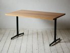【グリニッチ オリジナル ファニチャー/greeniche original furniture / GOODS】のCafe Table / カフェテーブル 1200 × 700 天板ウッド:レッドオーク、脚部ブラック|ID: prp329100000006334 ipo3291000000037014408
