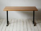 【グリニッチ オリジナル ファニチャー/greeniche original furniture / GOODS】のCafe Table / カフェテーブル 1200 × 700 天板ウッド:レッドオーク、脚部ブラック|ID: prp329100000006334 ipo3291000000037014444