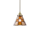 【フライミー ファクトリー/FLYMEe Factory / GOODS】のCUSTOM SERIES Basic Pendant Light × Stained Glass Checker / カスタムシリーズ ベーシックペンダントライト(口金E26) × ステンドグラス(チェッカー) 器具本体:ゴールド|ID: prp329100000006343 ipo3291000000031902965