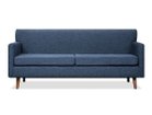 【フランネルソファ/FLANNEL SOFA / GOODS】のNOOK 3P SOFA / ヌーク 3人掛けソファ 張地:GY ブルー(グループ4)、脚部ブラウン、座クッション:2シート|ID: prp329100000006413 ipo3291000000030207019