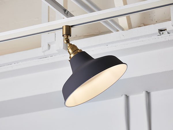 【フライミー ファクトリー/FLYMEe Factory / GOODS】のCUSTOM SERIES Spotlight × Railroad Mini / カスタムシリーズ スポットライト × レイルロードミニ インテリア・キッズ・メンズ・レディースファッション・服の通販 founy(ファニー) 　送料無料　Free Shipping　スタイリッシュ　Stylish, Fashionable　ホーム・キャンプ・アウトドア・お取り寄せ　Home Living / Home & Lifestyle / Camping Gear / Outdoor Camping　家具・インテリア　Home Furniture & Interior. Stylish & Functional Living Spaces　ライト・照明　Lamps & Lighting Fixtures　器具本体:Sサイズ(ブラス / 口金E26)、シェード:グレー|ID: prp329100000006455 ipo3291000000035662685