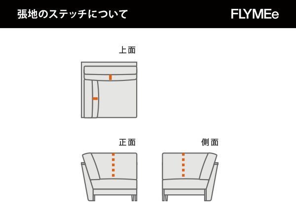 【マスターウォール/MASTERWAL / GOODS】のHEAVEN 950 SOFA / ヘヴン 950 ソファ ワンアーム 2シーター180 + コーナー9595 + ワンアーム 1シーター105 インテリア・キッズ・メンズ・レディースファッション・服の通販 founy(ファニー) 　ウッド　Wood　クッション　Cushion　フェザー　Feather　フレーム　Flame　ホーム・キャンプ・アウトドア・お取り寄せ　Home,Garden,Outdoor,Camping Gear　家具・インテリア　Furniture　ソファー　Sofa　こちらは「コーナー9595L」です。張地にレザーをご選択の場合、上図の点線の位置にス|ID: prp329100000006511 ipo3291000000030216904