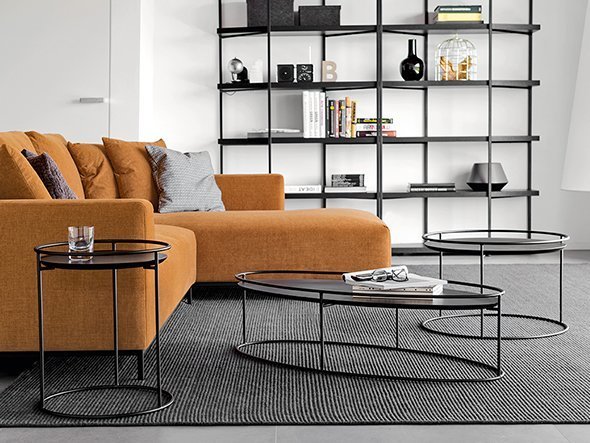 【カリガリス/Calligaris / GOODS】のATOLLO / アトロ セラミック天板 CS/5098-P インテリア・キッズ・メンズ・レディースファッション・服の通販 founy(ファニー) 　送料無料　Free Shipping　テーブル　Table　フレーム　Flame　マーブル　Marble　エレガント 上品　Elegant　ホーム・キャンプ・アウトドア・お取り寄せ　Home,Garden,Outdoor,Camping Gear　家具・インテリア　Furniture　テーブル　Table　サイドテーブル・小テーブル　Side Table/Small Table　フレームカラー「P15 マットブラック」参考イメージ|ID: prp329100000006527 ipo3291000000030181314