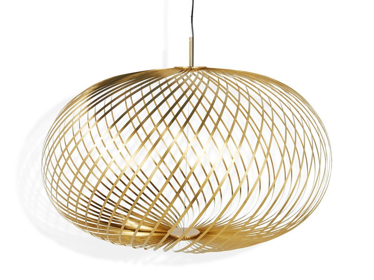 【トム ディクソン/Tom Dixon / GOODS】のSpring Pendant Large / スプリング ペンダントライト ラージ インテリア・キッズ・メンズ・レディースファッション・服の通販 founy(ファニー) 　送料無料　Free Shipping　スプリング　Spring　リボン　Ribbon　ホーム・キャンプ・アウトドア・お取り寄せ　Home,Garden,Outdoor,Camping Gear　家具・インテリア　Furniture　ライト・照明　Lighting & Light Fixtures　ペンダントライト　Pendant Light　消灯時|ID: prp329100000006595 ipo3291000000030185957