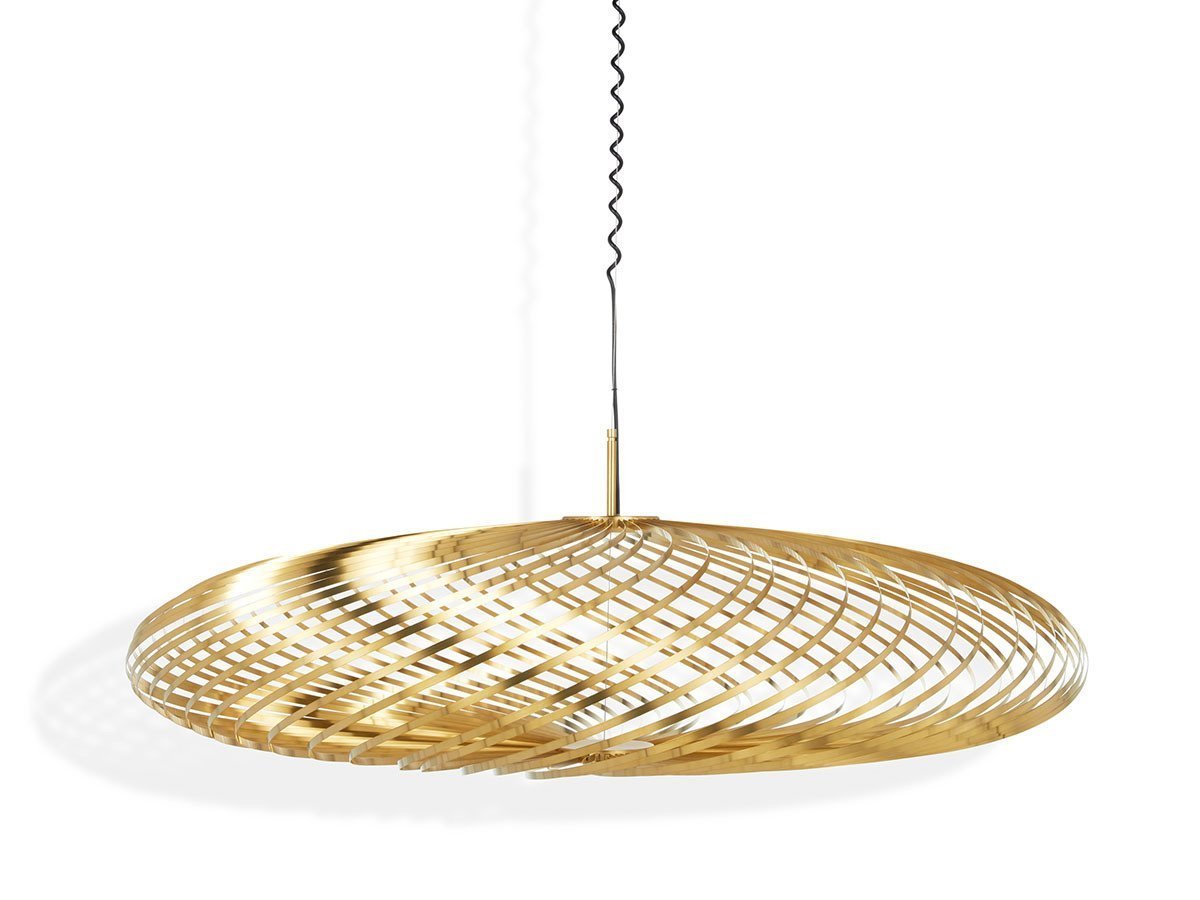 【トム ディクソン/Tom Dixon / GOODS】のSpring Pendant Large / スプリング ペンダントライト ラージ インテリア・キッズ・メンズ・レディースファッション・服の通販 founy(ファニー) 　送料無料　Free Shipping　スプリング　Spring　リボン　Ribbon　ホーム・キャンプ・アウトドア・お取り寄せ　Home,Garden,Outdoor,Camping Gear　家具・インテリア　Furniture　ライト・照明　Lighting & Light Fixtures　ペンダントライト　Pendant Light　消灯時|ID: prp329100000006595 ipo3291000000030185965