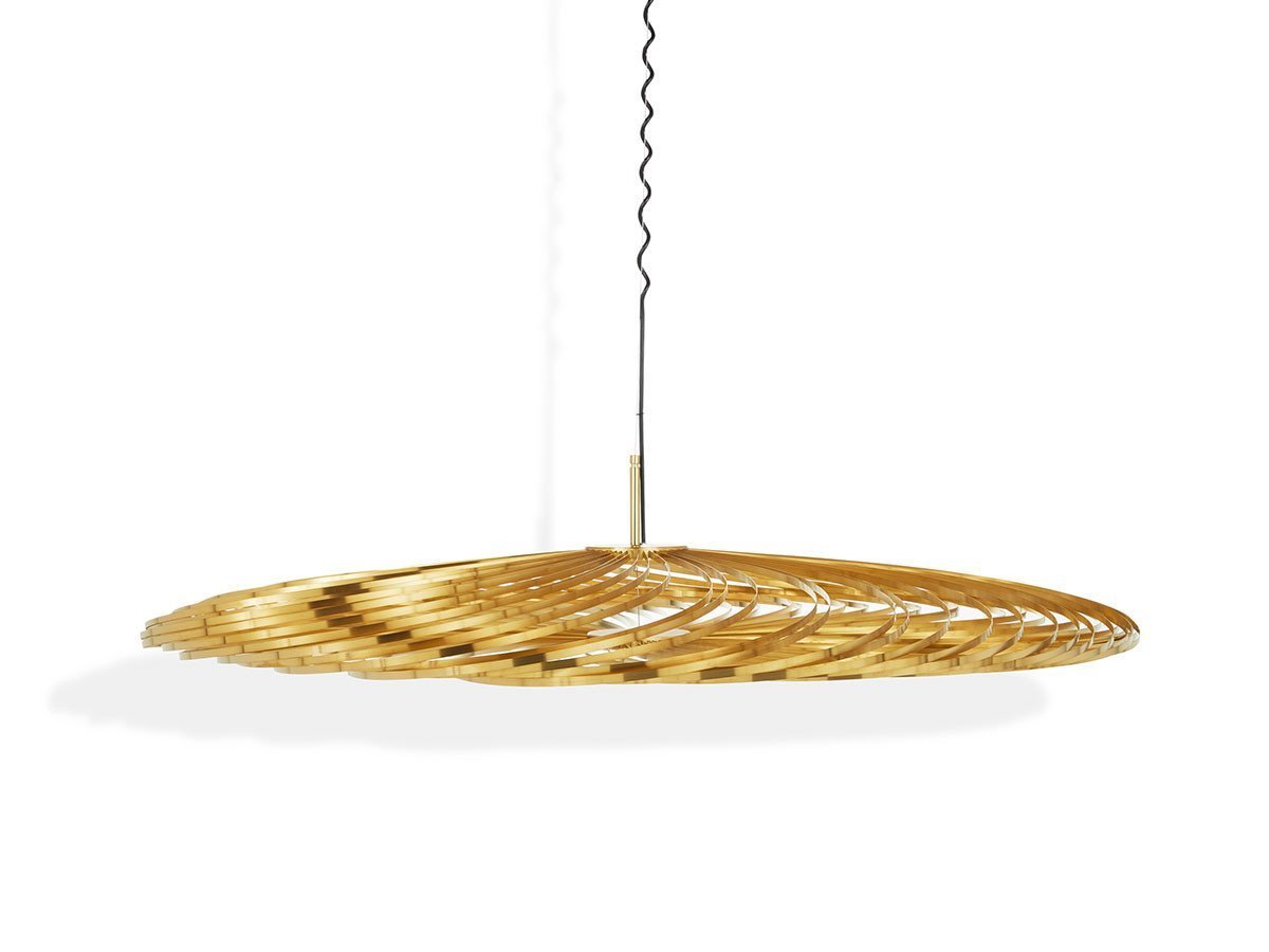【トム ディクソン/Tom Dixon / GOODS】のSpring Pendant Large / スプリング ペンダントライト ラージ インテリア・キッズ・メンズ・レディースファッション・服の通販 founy(ファニー) 　送料無料　Free Shipping　スプリング　Spring　リボン　Ribbon　ホーム・キャンプ・アウトドア・お取り寄せ　Home,Garden,Outdoor,Camping Gear　家具・インテリア　Furniture　ライト・照明　Lighting & Light Fixtures　ペンダントライト　Pendant Light　消灯時|ID: prp329100000006595 ipo3291000000030185972