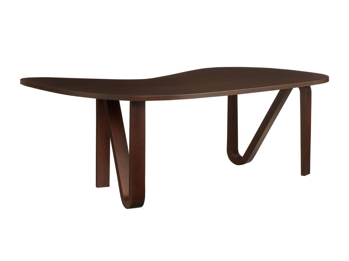 【イデー/IDEE / GOODS】のCURVED PLYWOOD TABLE / カーヴド プライウッドテーブル インテリア・キッズ・メンズ・レディースファッション・服の通販 founy(ファニー) 　テーブル　Table, Dining Table　デスク　Desk, Work Desk　ホーム・キャンプ・アウトドア・お取り寄せ　Home Living / Home & Lifestyle / Camping Gear / Outdoor Camping　家具・インテリア　Home Furniture & Interior. Stylish & Functional Living Spaces　テーブル　Dining, Coffee & Side Tables　ダイニングテーブル・食卓テーブル　Dining Tables　ダークブラウン|ID: prp329100000006764 ipo3291000000036870075