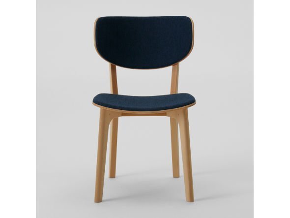 【ラウンディッシュ/Roundish / GOODS】のChair / チェア 張座(ビーチ) インテリア・キッズ・メンズ・レディースファッション・服の通販 founy(ファニー) 　送料無料　Free Shipping　ビーチ　Beach　ホーム・キャンプ・アウトドア・お取り寄せ　Home,Garden,Outdoor,Camping Gear　家具・インテリア　Furniture　チェア・椅子　Chair　ダイニングチェア　Dining Chair　張地:M-02(SAGA / #4160 ネイビー)|ID: prp329100000006776 ipo3291000000032101204