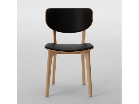 【ラウンディッシュ/Roundish / GOODS】のChair / チェア 張座(ビーチ) インテリア・キッズ・メンズ・レディースファッション・服の通販 founy(ファニー) 　送料無料　Free Shipping　ビーチ　Beach　ホーム・キャンプ・アウトドア・お取り寄せ　Home,Garden,Outdoor,Camping Gear　家具・インテリア　Furniture　チェア・椅子　Chair　ダイニングチェア　Dining Chair　張地:レザーL-01(#5191 ブラック)|ID: prp329100000006776 ipo3291000000032101207
