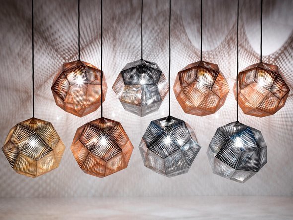 【トム ディクソン/Tom Dixon / GOODS】のEtch Pendant 50 / エッチ ペンダントライト 50 インテリア・キッズ・メンズ・レディースファッション・服の通販 founy(ファニー) 　送料無料　Free Shipping　テーブル　Table, Dining Table　フォルム　Silhouette, Form　ホーム・キャンプ・アウトドア・お取り寄せ　Home Living / Home & Lifestyle / Camping Gear / Outdoor Camping　家具・インテリア　Home Furniture & Interior. Stylish & Functional Living Spaces　ライト・照明　Lamps & Lighting Fixtures　ペンダントライト・吊り下げ照明　Pendant Light / Hanging Light Fixture　|ID: prp329100000006781 ipo3291000000035094012