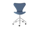 【フリッツ ハンセン/FRITZ HANSEN / GOODS】のSERIES 7 / セブンチェア フルパディング キャスター付き回転ベース 3117 張地:1151 ライトブルーユニ(クリスチャンハウン)、脚部:クローム仕上、キャスターキャップ:クロ|ID: prp329100000006839 ipo3291000000035891246