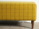 【スウィッチ/SWITCH / GOODS】の180 Bench / 180 ベンチ 張地:F-42 リボン マスタード(Wシリーズ)、脚部:丸脚()|ID: prp329100000006896 ipo3291000000030218354