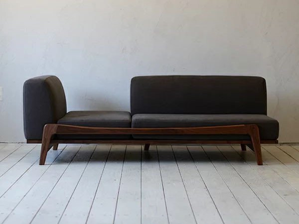 【グリニッチ オリジナル ファニチャー/greeniche original furniture / GOODS】のLuu Sofa / ルーソファ インテリア・キッズ・メンズ・レディースファッション・服の通販 founy(ファウニー) 　ウッド　Wooden Design　オイル　Body Oil　人気　Popular, Best Seller　フレーム　Frame, Outline　おすすめ　Recommended / Our Picks　ホーム・キャンプ・アウトドア・お取り寄せ　Home Living / Home & Lifestyle / Camping Gear / Outdoor Camping　家具・インテリア　Home Furniture & Interior. Stylish & Functional Living Spaces　ソファー　Couches & Sofas　フレーム:ウォルナット、アーム位置:左アーム|ID: prp329100000006913 ipo3291000000037082159