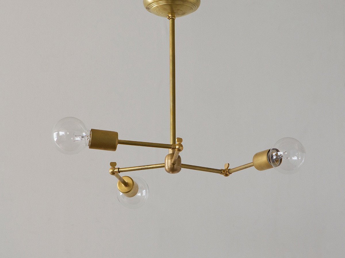 【アクメファニチャー /ACME Furniture / GOODS】のSOLID BRASS LAMP 3ARM / ソリッド ブラスランプ 3アーム 人気、トレンドファッション・服の通販 founy(ファニー) 　送料無料　Free Shipping　フォルム　Form　ヴィンテージ　Vintage　ホーム・キャンプ・アウトドア・お取り寄せ　Home,Garden,Outdoor,Camping Gear　家具・インテリア　Furniture　ライト・照明　Lighting & Light Fixtures　シーリングライト　Ceiling Light　other-2|ID: prp329100000006958 ipo3291000000031542209
