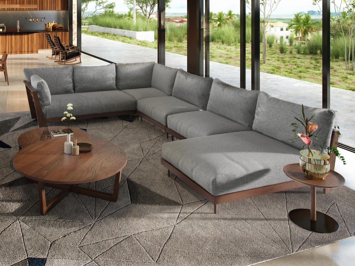 【マスターウォール/MASTERWAL / GOODS】のHEAVEN 950 SOFA / ヘヴン 950 ソファ ワンアーム 2シーター180 + アームレスカウチ100 インテリア・キッズ・メンズ・レディースファッション・服の通販 founy(ファニー) 　ウッド　Wooden Design　クッション　Cushion, Throw Pillow　フェザー　Feather, Feather Detail　フレーム　Frame, Outline　ホーム・キャンプ・アウトドア・お取り寄せ　Home Living / Home & Lifestyle / Camping Gear / Outdoor Camping　家具・インテリア　Home Furniture & Interior. Stylish & Functional Living Spaces　ソファー　Couches & Sofas　カウチソファ・シェーズロング　Chaise Lounge Sofas　組合せ例:ワンアーム 2シーター180 / 右アーム、コーナー9595、アームレス 1シーター100|ID: prp329100000006975 ipo3291000000036812091