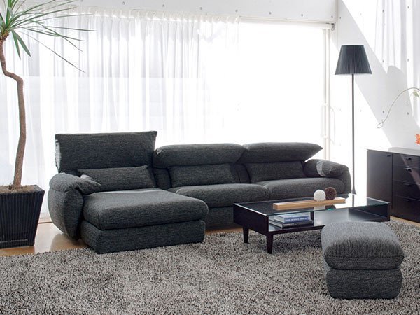 【フクラ/HUKLA / GOODS】のEDINA Combination Sofa / エディナ コンビネーションソファ(2P片肘ソファ + カウチS) インテリア・キッズ・メンズ・レディースファッション・服の通販 founy(ファニー) 　クッション　Cushion　フィット　Fit　ホーム・キャンプ・アウトドア・お取り寄せ　Home,Garden,Outdoor,Camping Gear　家具・インテリア　Furniture　ソファー　Sofa　カウチソファ　Couch Sofa　タイプ:左カウチ、張地:38-2438(38ランク)、脚部ダークブラウン|ID: prp329100000007060 ipo3291000000027193178