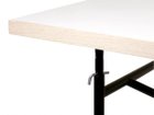 【リチャード ランパート/RICHARD LAMPERT / GOODS】のEiermann Table 1400 / アイアーマン テーブル 1400 穴位置を変更して金具を差し込むだけで、高さを変えることができます。|ID:prp329100000007088
