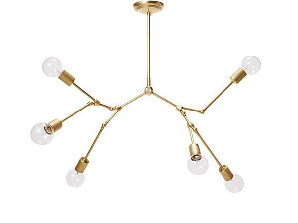 【アクメファニチャー /ACME Furniture / GOODS】のSOLID BRASS LAMP 6ARM Chandelier / ソリッド ブラスランプ 6アームシャンデリア インテリア・キッズ・メンズ・レディースファッション・服の通販 founy(ファニー) 　送料無料　Free Shipping　フォルム　Form　ヴィンテージ　Vintage　ホーム・キャンプ・アウトドア・お取り寄せ　Home,Garden,Outdoor,Camping Gear　家具・インテリア　Furniture　ライト・照明　Lighting & Light Fixtures　シーリングライト　Ceiling Light　ホーム・キャンプ・アウトドア・お取り寄せ　Home,Garden,Outdoor,Camping Gear　家具・インテリア　Furniture　ライト・照明　Lighting & Light Fixtures　シャンデリア　Chandelier　-|ID: prp329100000007101 ipo3291000000030236133