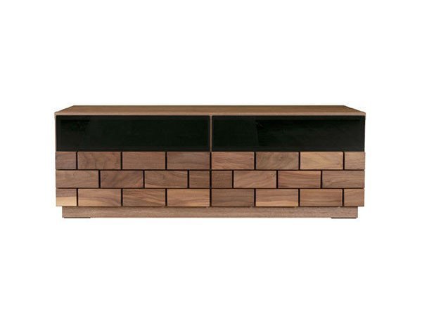 【フライミー ヴェール/FLYMEe vert / GOODS】のTV Board / テレビボード #13705 インテリア・キッズ・メンズ・レディースファッション・服の通販 founy(ファニー) 　ガラス　Glass, Glassware　ホーム・キャンプ・アウトドア・お取り寄せ　Home Living / Home & Lifestyle / Camping Gear / Outdoor Camping　家具・インテリア　Home Furniture & Interior. Stylish & Functional Living Spaces　テレビボード・テレビ台　TV Cabinets & Consoles　テレビ台・TVボード　Tv Board　ウッド:ウォールナット、前板ガラス:ブラックカラー|ID: prp329100000007135 ipo3291000000036647973