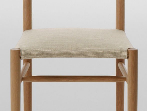【ライトウッド/Lightwood / GOODS】のChair / チェア 張座(オーク / アッシュ) インテリア・キッズ・メンズ・レディースファッション・服の通販 founy(ファニー) 　送料無料　Free Shipping　エレガント 上品　Elegant　コレクション　Collection, Seasonal Line　ファブリック　Fabric, Textile　フォルム　Silhouette, Form　ホーム・キャンプ・アウトドア・お取り寄せ　Home Living / Home & Lifestyle / Camping Gear / Outdoor Camping　家具・インテリア　Home Furniture & Interior. Stylish & Functional Living Spaces　チェア・椅子　Seating & Chairs　ダイニングチェア・木製チェア　Dining Chairs　座面イメージ / 張地:M-02(BALI/#6055 アイボリー)|ID: prp329100000007181 ipo3291000000034047522