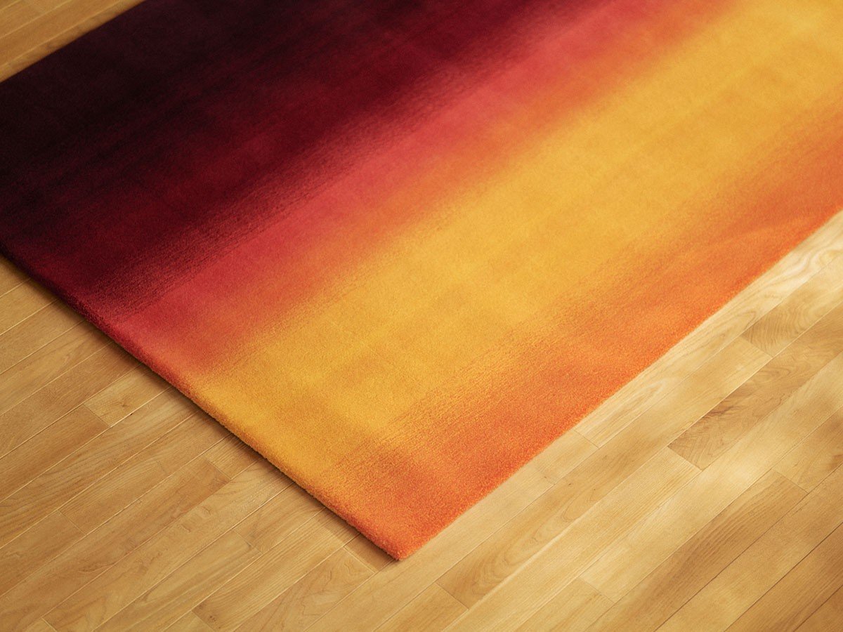 【山形緞通/Yamagata Dantsu / GOODS】のCONTEMPORARY LINE - KU SERIES - akebono / 現代ライン - 空シリーズ - あけぼの 255 × 255cm 人気、トレンドファッション・服の通販 founy(ファニー) 　グラデーション　Gradient, Ombre　ホーム・キャンプ・アウトドア・お取り寄せ　Home Living / Home & Lifestyle / Camping Gear / Outdoor Camping　家具・インテリア　Home Furniture & Interior. Stylish & Functional Living Spaces　その他 インテリア雑貨、家具　Home Decor & Furniture Extras　other-5|ID: prp329100000007197 ipo3291000000031538544