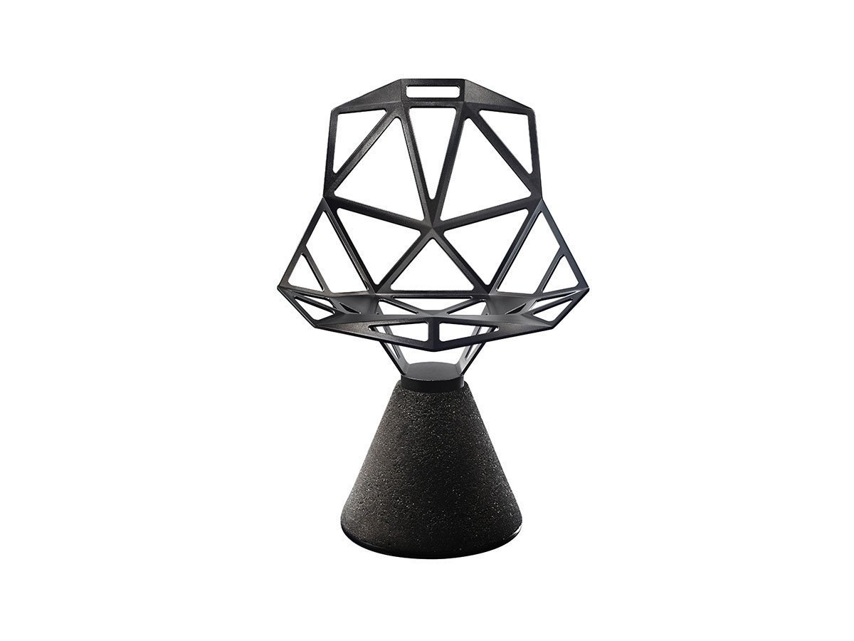 【マジス/MAGIS / GOODS】のCHAIR ONE / チェア ワン コンクリートベース × 座面固定式 インテリア・キッズ・メンズ・レディースファッション・服の通販 founy(ファニー) 　送料無料　Free Shipping　座面ブラック、ベースブラック|ID: prp329100000007206 ipo3291000000030256535