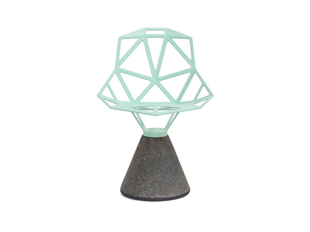 【マジス/MAGIS / GOODS】のCHAIR ONE / チェア ワン コンクリートベース × 座面固定式 インテリア・キッズ・メンズ・レディースファッション・服の通販 founy(ファニー) 　送料無料　Free Shipping　座面ミント、ベースコンクリート|ID: prp329100000007206 ipo3291000000030256541