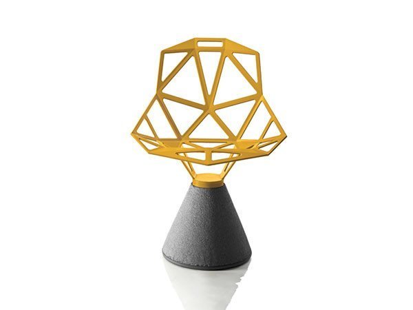 【マジス/MAGIS / GOODS】のCHAIR ONE / チェア ワン コンクリートベース × 座面固定式 インテリア・キッズ・メンズ・レディースファッション・服の通販 founy(ファニー) 　送料無料　Free Shipping　座面イエロー|ID: prp329100000007206 ipo3291000000030256551