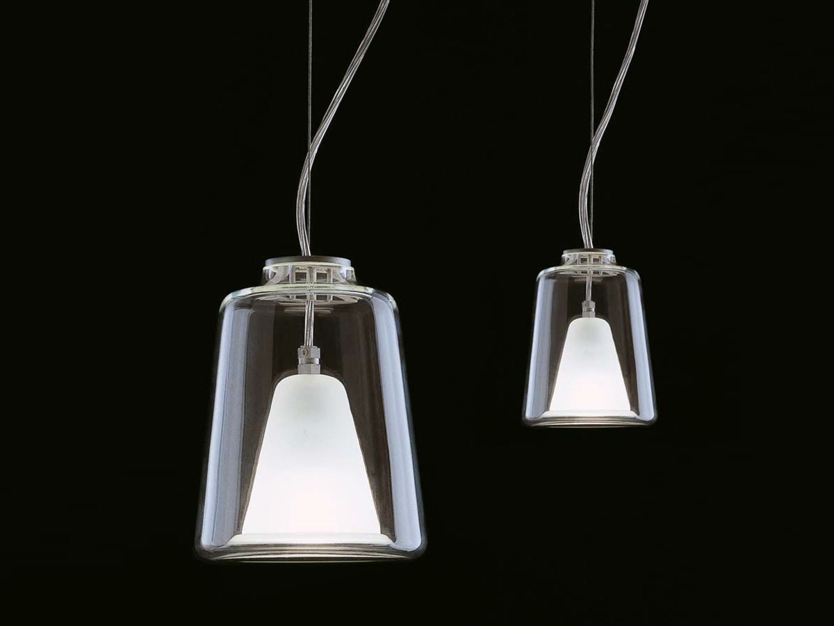 【オルーチェ/Oluce / GOODS】のLanternina 471 / ランテルニーナ 471 インテリア・キッズ・メンズ・レディースファッション・服の通販 founy(ファニー) 　送料無料　Free Shipping　おすすめ　Recommended / Our Picks　ガラス　Glass, Glassware　スタイリッシュ　Stylish, Fashionable　ホーム・キャンプ・アウトドア・お取り寄せ　Home Living / Home & Lifestyle / Camping Gear / Outdoor Camping　家具・インテリア　Home Furniture & Interior. Stylish & Functional Living Spaces　ライト・照明　Lamps & Lighting Fixtures　ペンダントライト・吊り下げ照明　Pendant Light / Hanging Light Fixture　左:ランテルナ477、右:本商品|ID: prp329100000007233 ipo3291000000034595465