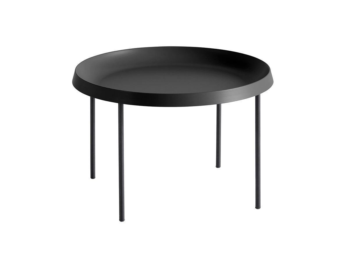 【ヘイ/HAY / GOODS】のTULOU COFFEE TABLE / トゥーロウ コーヒーテーブル 直径55cm インテリア・キッズ・メンズ・レディースファッション・服の通販 founy(ファニー) 　送料無料　Free Shipping　コンパクト　Compact　センター　Center　テーブル　Table　ホーム・キャンプ・アウトドア・お取り寄せ　Home,Garden,Outdoor,Camping Gear　家具・インテリア　Furniture　テーブル　Table　ローテーブル・センターテーブル　Low Table/Center Table　ブラック|ID: prp329100000007278 ipo3291000000007898846