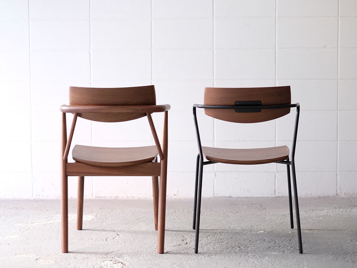 【デュアル/dual / GOODS】のchair / チェア インテリア・キッズ・メンズ・レディースファッション・服の通販 founy(ファウニー) 　送料無料　Free Shipping　フレーム　Frame, Outline　ホーム・キャンプ・アウトドア・お取り寄せ　Home Living / Home & Lifestyle / Camping Gear / Outdoor Camping　家具・インテリア　Home Furniture & Interior. Stylish & Functional Living Spaces　チェア・椅子　Seating & Chairs　ダイニングチェア・木製チェア　Dining Chairs　ウッドウォールナット無垢材、フレームブラック|ID: prp329100000007339 ipo3291000000037066328