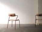 【デュアル/dual / GOODS】のchair / チェア ウッドホワイトアッシュ無垢材 / ナチュラル、フレームレッド|ID: prp329100000007339 ipo3291000000037066330