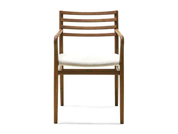 【マスターウォール/MASTERWAL / GOODS】のYU UC7 / ユー ユーシーセブン ダイニングチェア インテリア・キッズ・メンズ・レディースファッション・服の通販 founy(ファニー) 　送料無料　Free Shipping　フレーム　Frame, Outline　軽量　Lightweight, Ultra Light　ホーム・キャンプ・アウトドア・お取り寄せ　Home Living / Home & Lifestyle / Camping Gear / Outdoor Camping　家具・インテリア　Home Furniture & Interior. Stylish & Functional Living Spaces　チェア・椅子　Seating & Chairs　ダイニングチェア・木製チェア　Dining Chairs　張地:サブリム 50ライトグレー(ファブリック3)、フレーム:ウォールナット|ID: prp329100000007393 ipo3291000000035891474