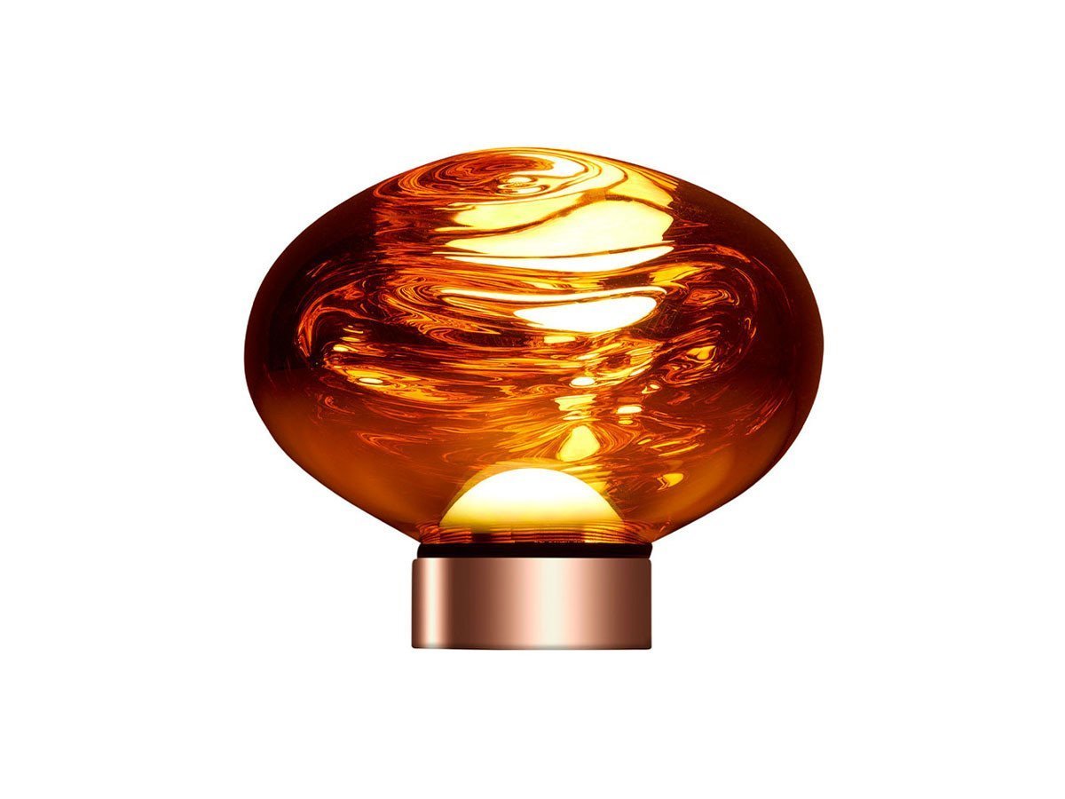 【トム ディクソン/Tom Dixon / GOODS】のMelt Mini Surface LED / メルト ミニ サーフェイス 内蔵LED テーブルライト仕様 インテリア・キッズ・メンズ・レディースファッション・服の通販 founy(ファニー) 　送料無料　Free Shipping　テーブル　Table　フェイス　Face　フロント　Front　ホーム・キャンプ・アウトドア・お取り寄せ　Home,Garden,Outdoor,Camping Gear　家具・インテリア　Furniture　ライト・照明　Lighting & Light Fixtures　デスクライト・テーブルライト　Desk Light/Table Light　コッパー|ID: prp329100000007432 ipo3291000000030250764