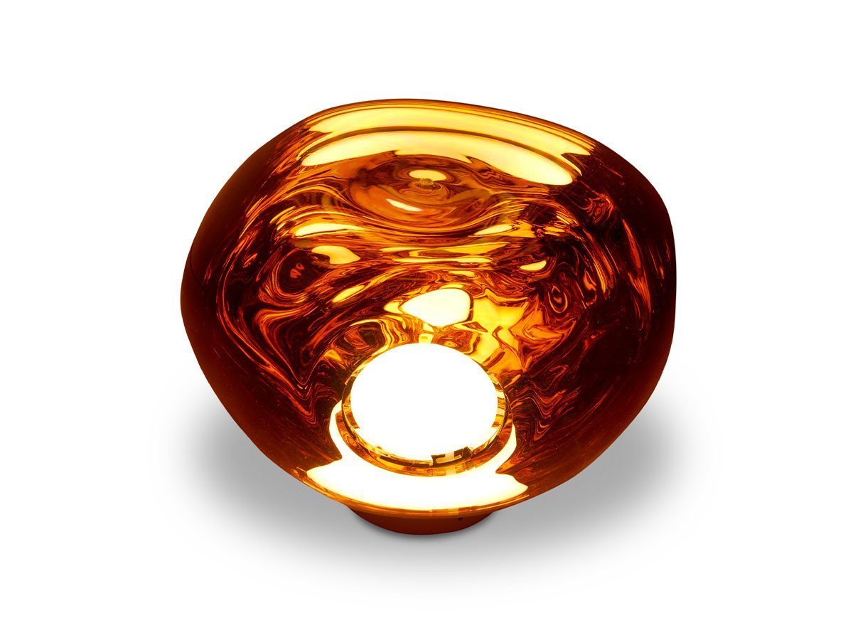 【トム ディクソン/Tom Dixon / GOODS】のMelt Mini Surface LED / メルト ミニ サーフェイス 内蔵LED テーブルライト仕様 インテリア・キッズ・メンズ・レディースファッション・服の通販 founy(ファニー) 　ガラス　Glass, Glassware　テーブル　Table, Dining Table　ハンド　Hand, Handmade　フェイス　Face, Facial Design　フロント　Front, Front Design　送料無料　Free Shipping　ホーム・キャンプ・アウトドア・お取り寄せ　Home Living / Home & Lifestyle / Camping Gear / Outdoor Camping　家具・インテリア　Home Furniture & Interior. Stylish & Functional Living Spaces　ライト・照明　Lamps & Lighting Fixtures　デスクライト・卓上照明　Desk Lamp / Table Lamp / Study Light　コッパー|ID: prp329100000007432 ipo3291000000036846632