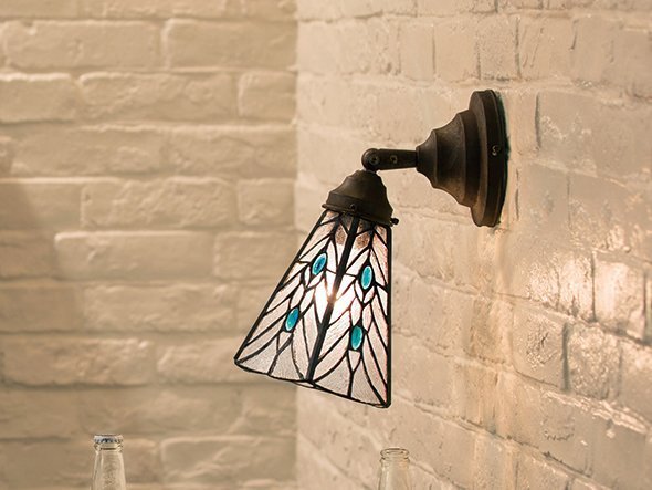 【フライミー ファクトリー/FLYMEe Factory / GOODS】のCUSTOM SERIESBasic Wall Lamp × Stained Glass Break / カスタムシリーズ ベーシックウォールランプ × ステンドグラス(ブレイク) インテリア・キッズ・メンズ・レディースファッション・服の通販 founy(ファニー) 　送料無料　Free Shipping　イエロー　Yellow　オレンジ　Orange　デスク　Desk　ハンド　Hand　ベーシック　Basic　ホーム・キャンプ・アウトドア・お取り寄せ　Home,Garden,Outdoor,Camping Gear　家具・インテリア　Furniture　ライト・照明　Lighting & Light Fixtures　参考イメージ|ID: prp329100000007449 ipo3291000000030240181