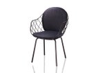 【マジス/MAGIS / GOODS】のPINA outdoor / ピーニャ アームチェア 屋外仕様 ブラウンブルー × ブラウン脚|ID: prp329100000007471 ipo3291000000030172681