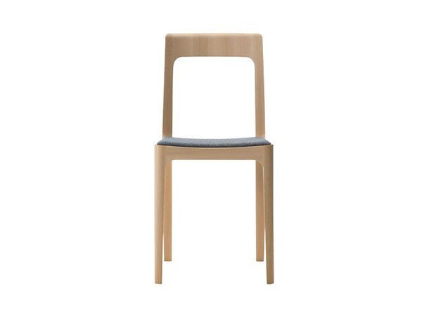 【ヒロシマ/HIROSHIMA / GOODS】のChair / チェア(ビーチ) インテリア・キッズ・メンズ・レディースファッション・服の通販 founy(ファニー) 　送料無料　Free Shipping　クッション　Cushion　コンパクト　Compact　シンプル　Simple　ビーチ　Beach　フォルム　Form　ホーム・キャンプ・アウトドア・お取り寄せ　Home,Garden,Outdoor,Camping Gear　家具・インテリア　Home Furniture & Interior. Stylish & Functional Living Spaces　チェア・椅子　Chair　ダイニングチェア　Dining Chair　張地:フレームアンスチームドビーチ NL-0(ウレタン樹脂塗装 / ナチュラルホワイト)|ID: prp329100000007488 ipo3291000000032364865