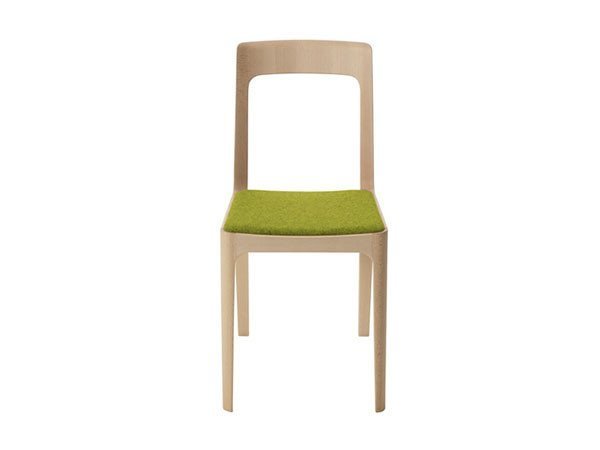 【ヒロシマ/HIROSHIMA / GOODS】のChair / チェア(ビーチ) インテリア・キッズ・メンズ・レディースファッション・服の通販 founy(ファニー) 　送料無料　Free Shipping　クッション　Cushion　コンパクト　Compact　シンプル　Simple　ビーチ　Beach　フォルム　Form　ホーム・キャンプ・アウトドア・お取り寄せ　Home,Garden,Outdoor,Camping Gear　家具・インテリア　Home Furniture & Interior. Stylish & Functional Living Spaces　チェア・椅子　Chair　ダイニングチェア　Dining Chair　張地:フレームアンスチームドビーチ NL-0(ウレタン樹脂塗装 / ナチュラルホワイト)|ID: prp329100000007488 ipo3291000000032364868