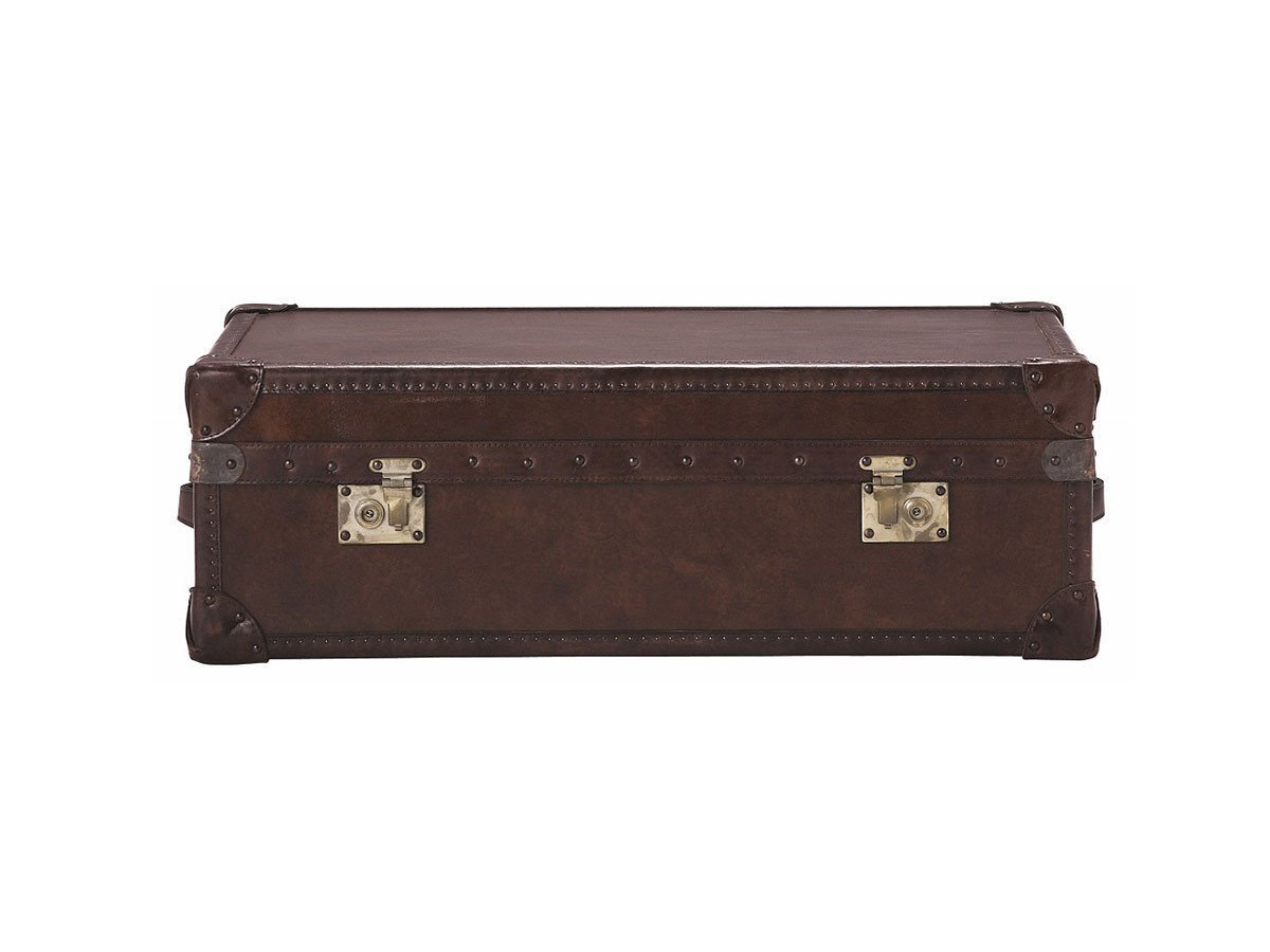 【ハロ/HALO / GOODS】のWATSON MEDIUM TRUNK VINTAGE CIGAR / ワトソン ミディアム トランク(ヴィンテージシガー) インテリア・キッズ・メンズ・レディースファッション・服の通販 founy(ファニー) 　送料無料　Free Shipping　クッション　Cushion, Throw Pillow　スタンド　Stand Collar, Upright Stand　テーブル　Table, Dining Table　ブランケット　Blanket, Throw Blanket　ボックス　Boxy, Box Shape　ヴィンテージ　Vintage Style　人気　Popular, Best Seller　ホーム・キャンプ・アウトドア・お取り寄せ　Home Living / Home & Lifestyle / Camping Gear / Outdoor Camping　家具・インテリア　Home Furniture & Interior. Stylish & Functional Living Spaces　テーブル　Dining, Coffee & Side Tables　ローテーブル・センターテーブル　Coffee & Center Tables　-|ID: prp329100000007512 ipo3291000000030199301