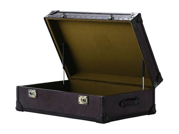 【ハロ/HALO / GOODS】のWATSON MEDIUM TRUNK VINTAGE CIGAR / ワトソン ミディアム トランク(ヴィンテージシガー) 人気、トレンドファッション・服の通販 founy(ファニー) 　送料無料　Free Shipping　クッション　Cushion, Throw Pillow　スタンド　Stand Collar, Upright Stand　テーブル　Table, Dining Table　ブランケット　Blanket, Throw Blanket　ボックス　Boxy, Box Shape　ヴィンテージ　Vintage Style　人気　Popular, Best Seller　ホーム・キャンプ・アウトドア・お取り寄せ　Home Living / Home & Lifestyle / Camping Gear / Outdoor Camping　家具・インテリア　Home Furniture & Interior. Stylish & Functional Living Spaces　テーブル　Dining, Coffee & Side Tables　ローテーブル・センターテーブル　Coffee & Center Tables　other-2|ID: prp329100000007512 ipo3291000000031544496